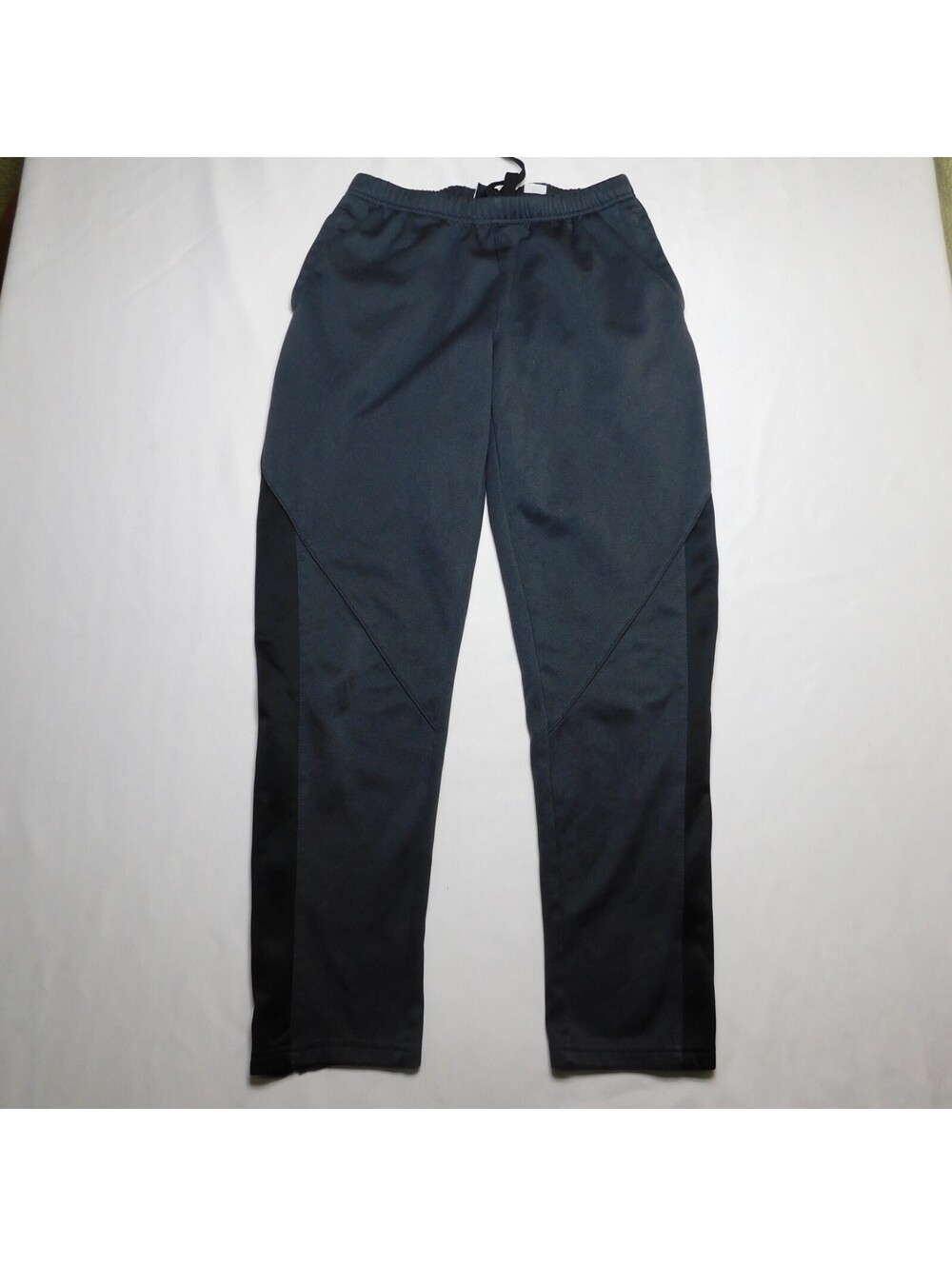 Holloway Ladies Track Pants Size S Small Gray Black Athletic Sweatpants Drawstri